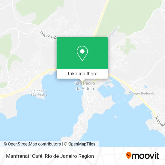 Manfrenati Café map