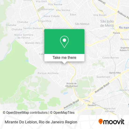 Mirante Do Leblon map