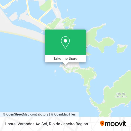 Hostel Varandas Ao Sol map