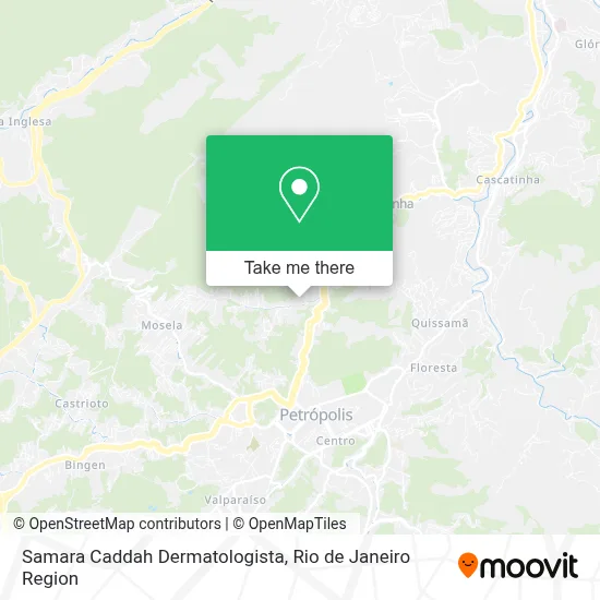 Samara Caddah Dermatologista map