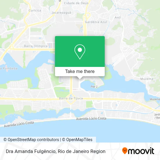 Dra Amanda Fulgêncio map