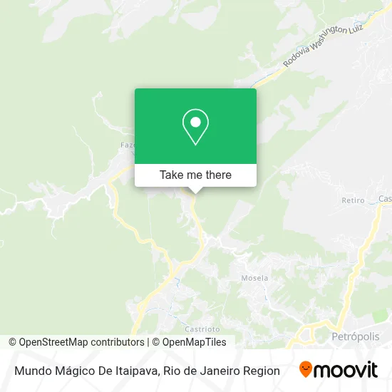 Mundo Mágico De Itaipava map