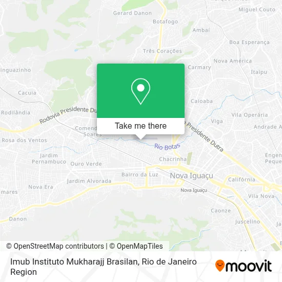 Imub Instituto Mukharajj Brasilan map