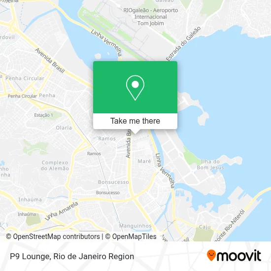 P9 Lounge map