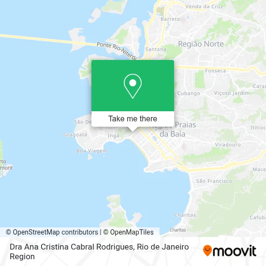 Dra Ana Cristina Cabral Rodrigues map