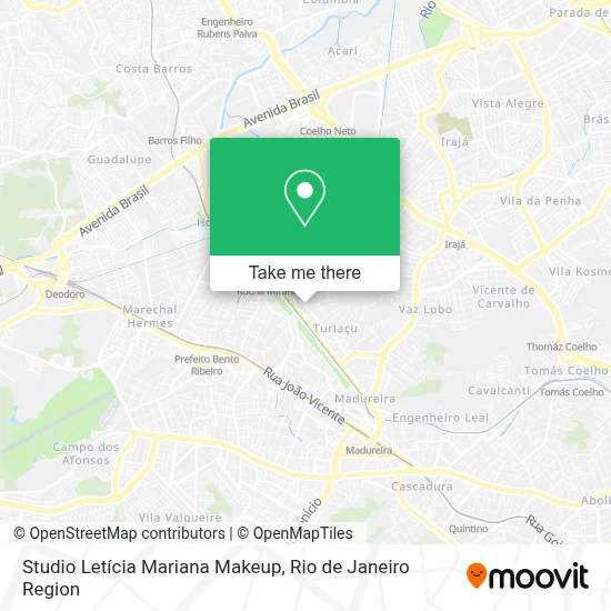 Studio Letícia Mariana Makeup map