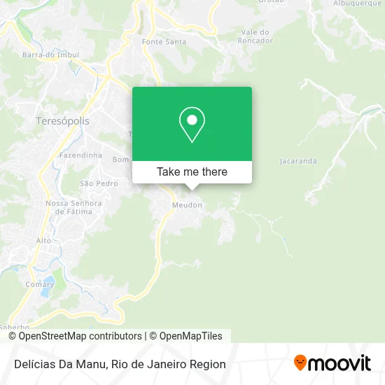 Delícias Da Manu map