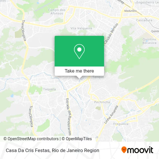 Casa Da Cris Festas map