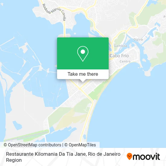 Restaurante Kilomania Da Tia Jane map