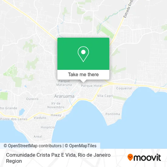 Comunidade Crista Paz E Vida map