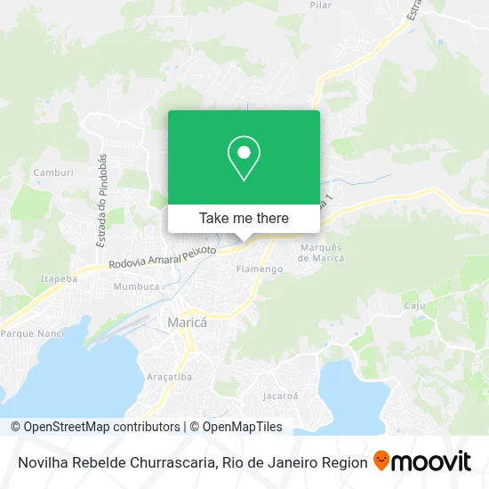 Novilha Rebelde Churrascaria map