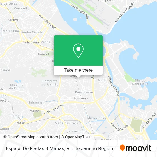 Espaco De Festas 3 Marias map