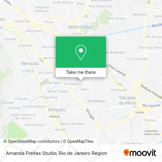 Amanda Freitas Studio map
