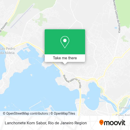Lanchonete Kom Sabor map