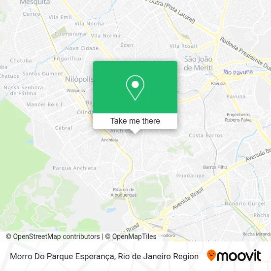Morro Do Parque Esperança map