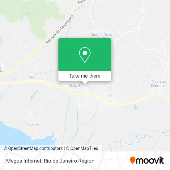 Megas Internet map
