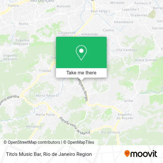 Tito's Music Bar map