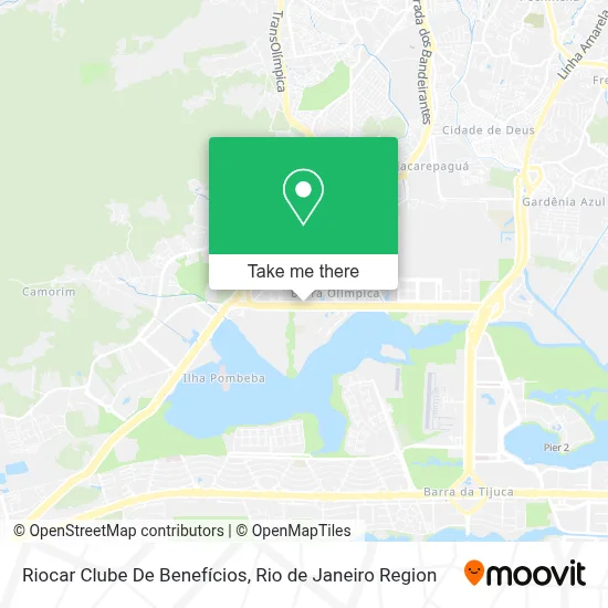 Riocar Clube De Benefícios map