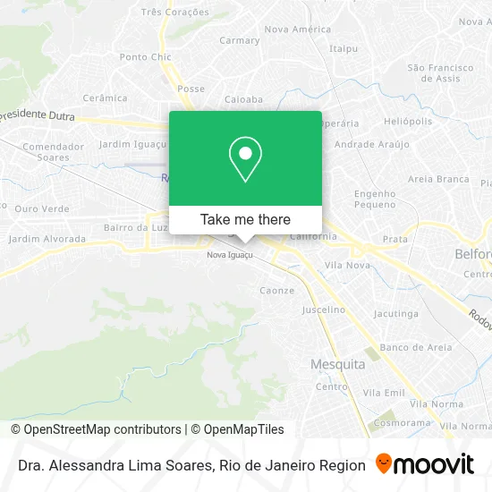 Dra. Alessandra Lima Soares map