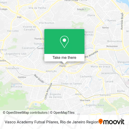 Vasco Academy Futsal Pilares map