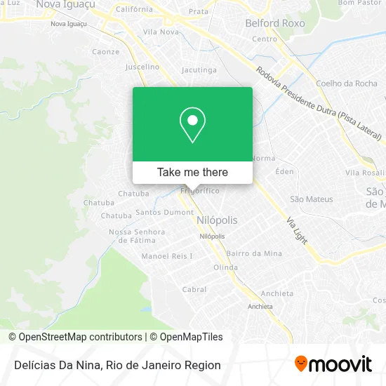 Delícias Da Nina map