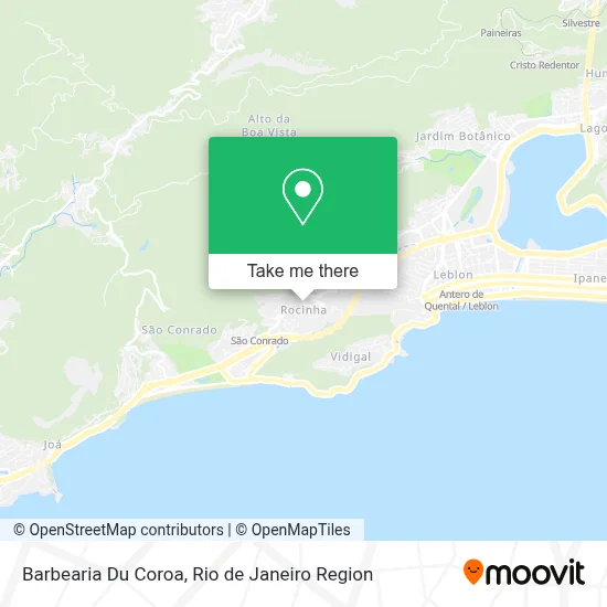 Barbearia Du Coroa map