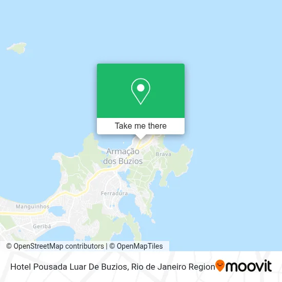 Hotel Pousada Luar De Buzios map