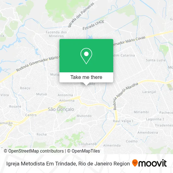Igreja Metodista Em Trindade map