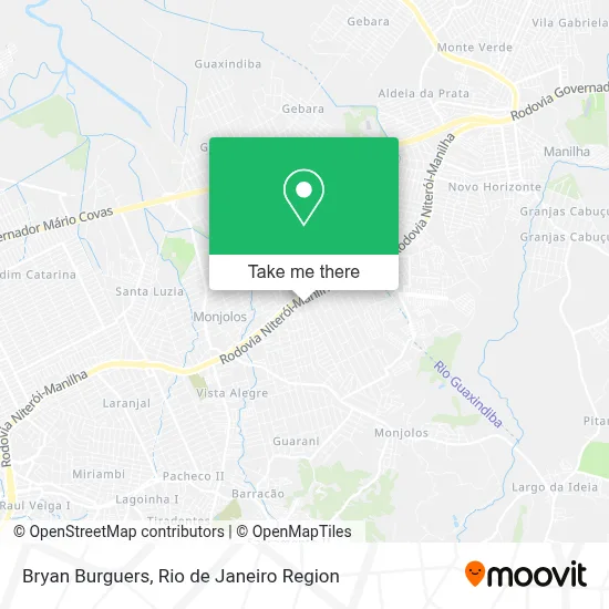 Bryan Burguers map