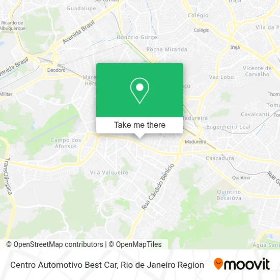 Centro Automotivo Best Car map