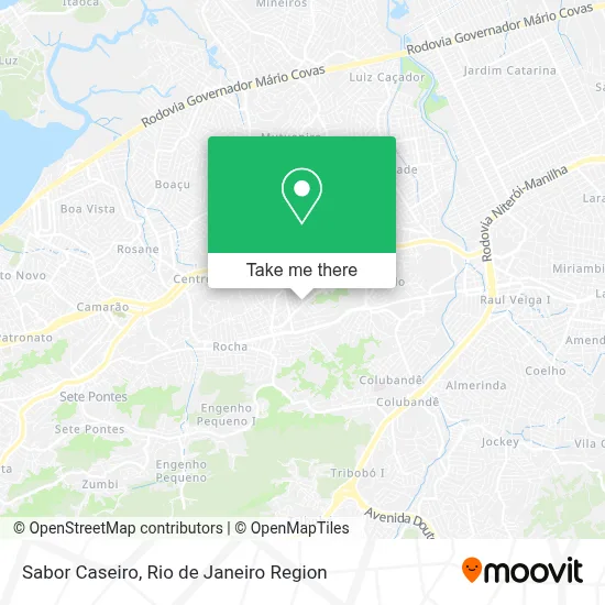 Sabor Caseiro map