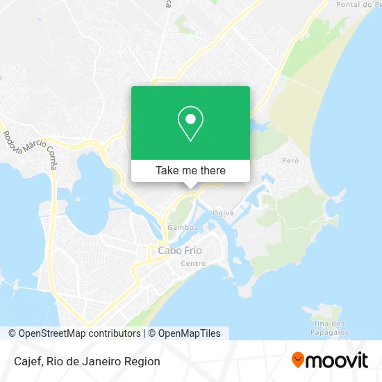 Cajef map