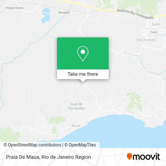 Praia De Maua map