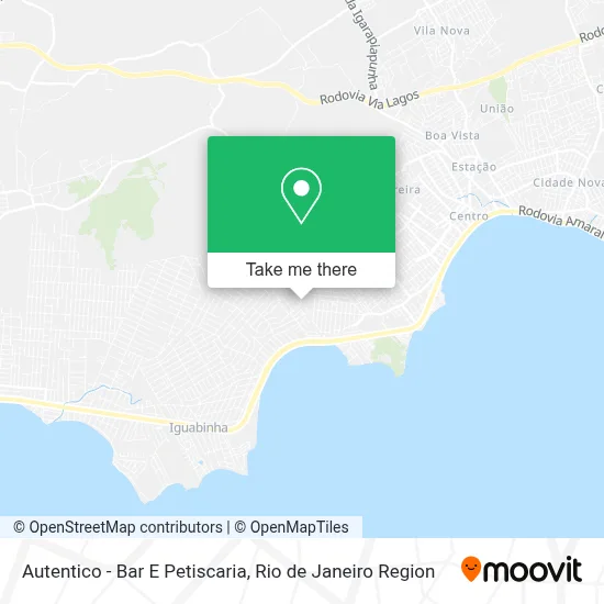 Autentico - Bar E Petiscaria map