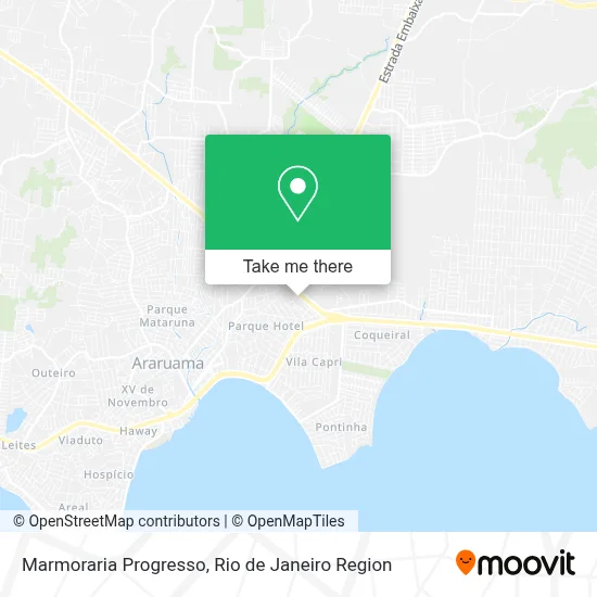 Marmoraria Progresso map