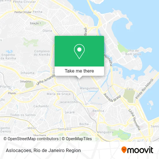Aslocaçoes map