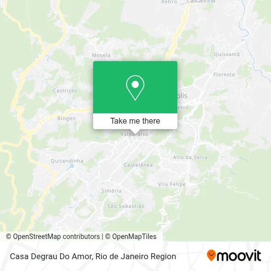Casa Degrau Do Amor map