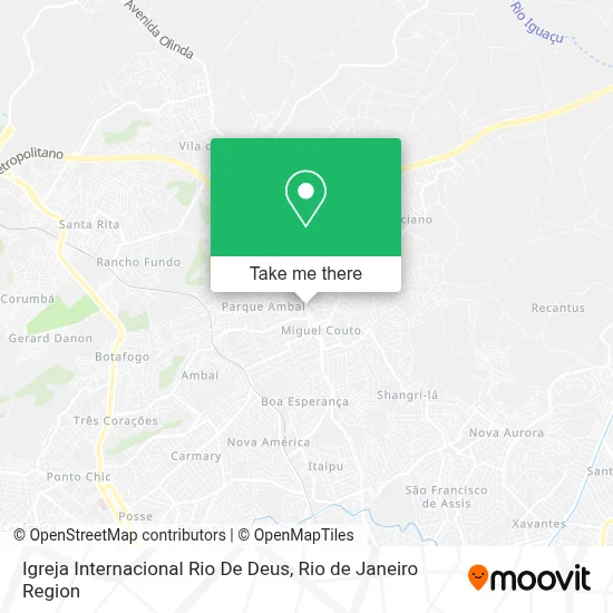 Igreja Internacional Rio De Deus map