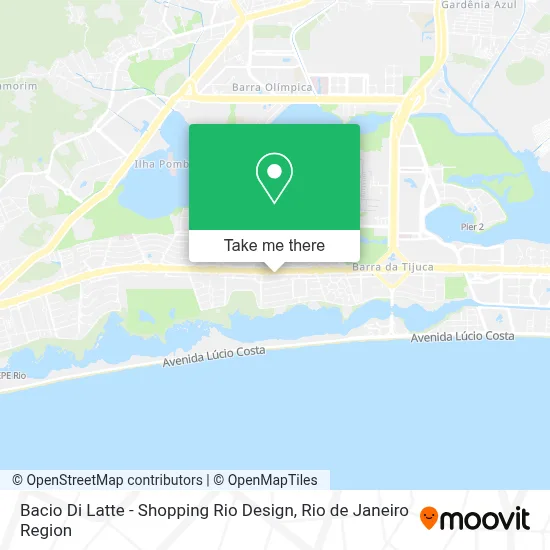 Bacio Di Latte - Shopping Rio Design map