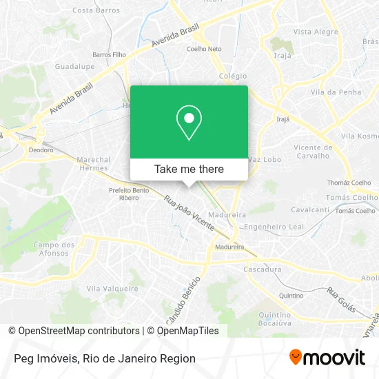 Peg Imóveis map
