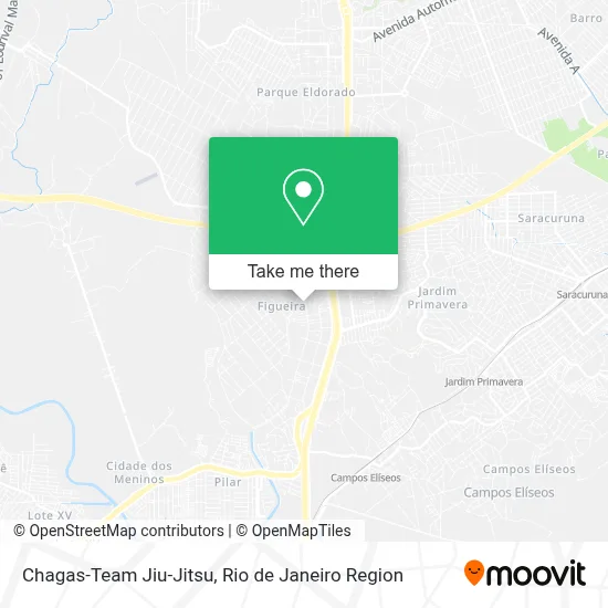 Chagas-Team Jiu-Jitsu map