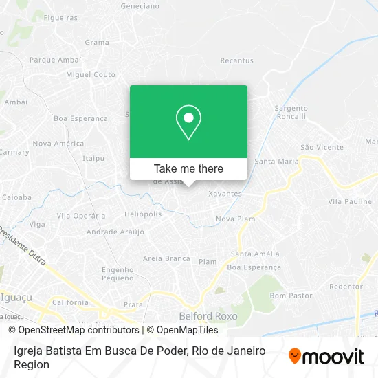 Igreja Batista Em Busca De Poder map