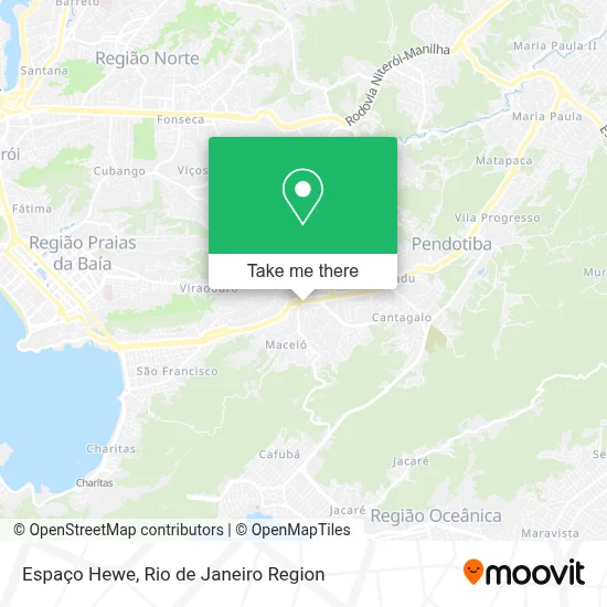 Espaço Hewe map