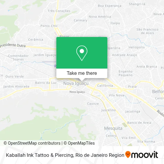 Kaballah Ink Tattoo & Piercing map