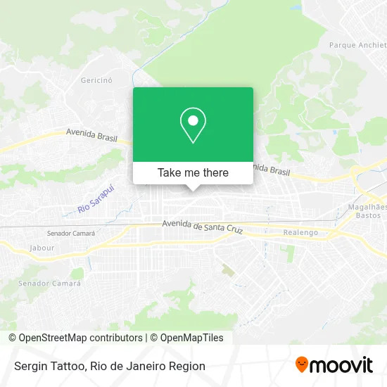 Sergin Tattoo map