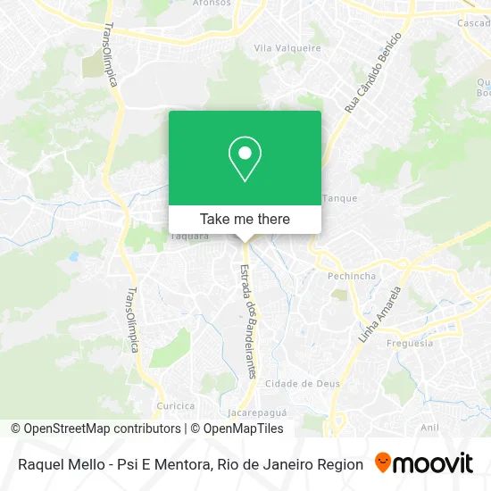 Raquel Mello - Psi E Mentora map