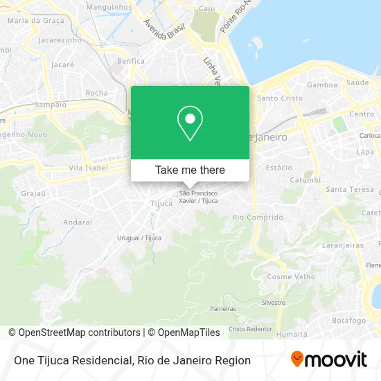 One Tijuca Residencial map