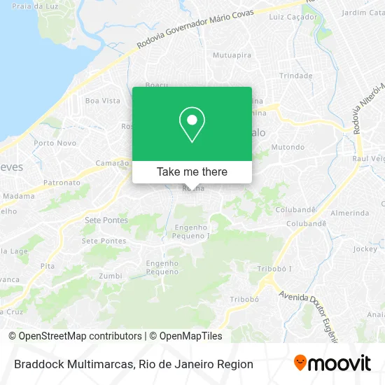 Braddock Multimarcas map