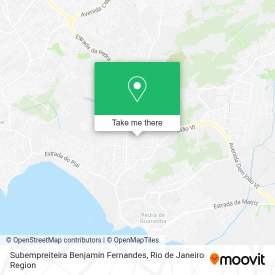 Subempreiteira Benjamin Fernandes map