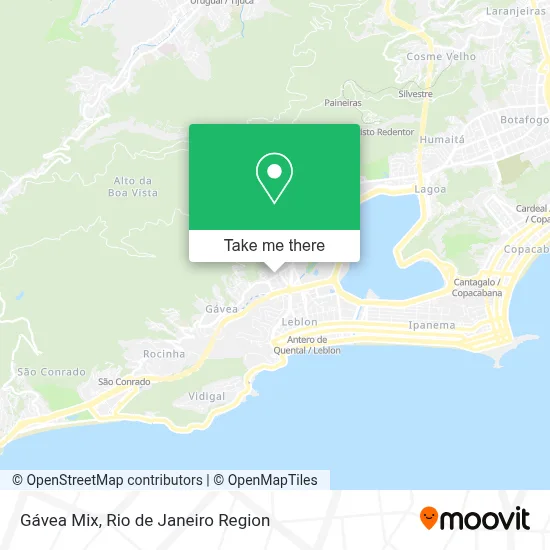 Gávea Mix map